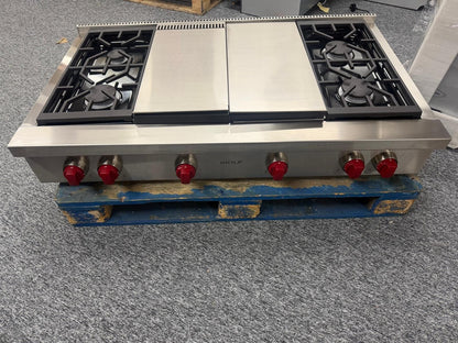Wolf ICBSRT484CG 48 inch Range top Cooktop Hob Chargrill BR4143