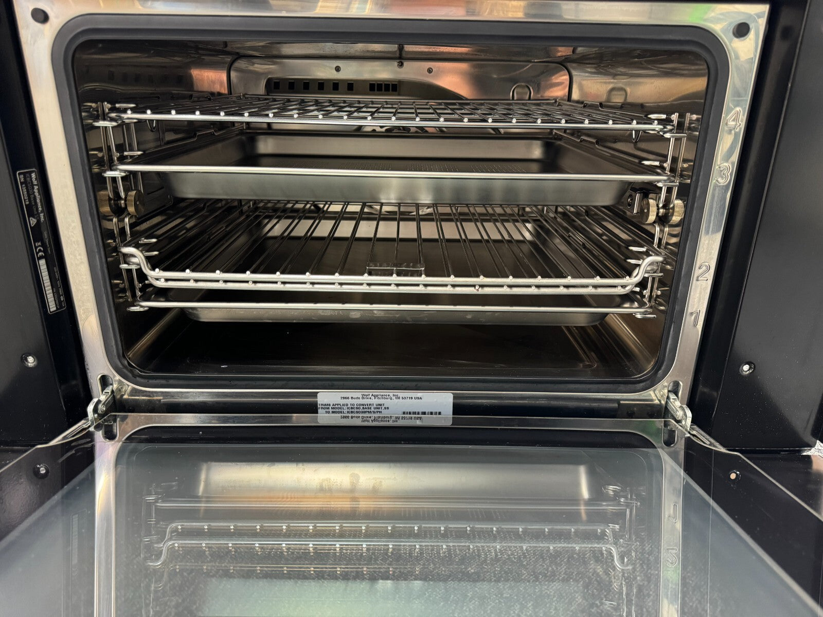 Ex Display Wolf ICBCS030PM/S Combi Steam Oven Cooker Appliance BR278 sub zero