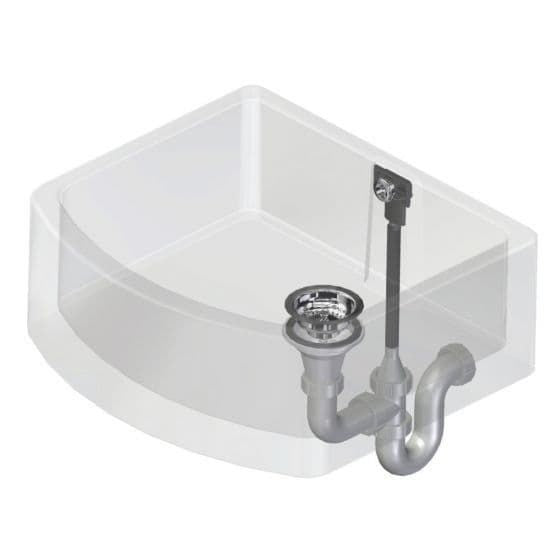 NEW Perrin & Rowe 6485AB Single Bowl sink Waste & overflow AGED BRASS Kit AX4326