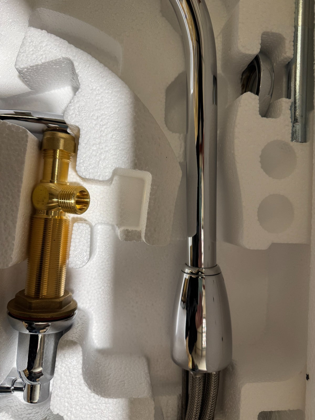 New Perrin & Rowe 4891CP Callisto 4 Hole Kitchen Mixer Tap & Rinse CHROME AX4455