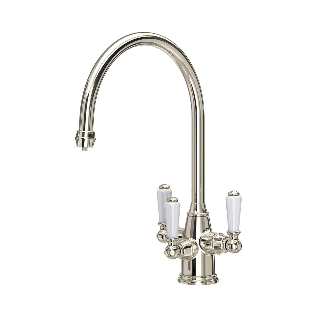NEW Perrin & Rowe 1460NIWPC Phoenician Mixer lever Tap Filtration Nickel AX4450