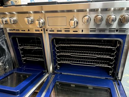 Wolf ICBDF486G 48 inch Double Oven Range Cooker Appliance
