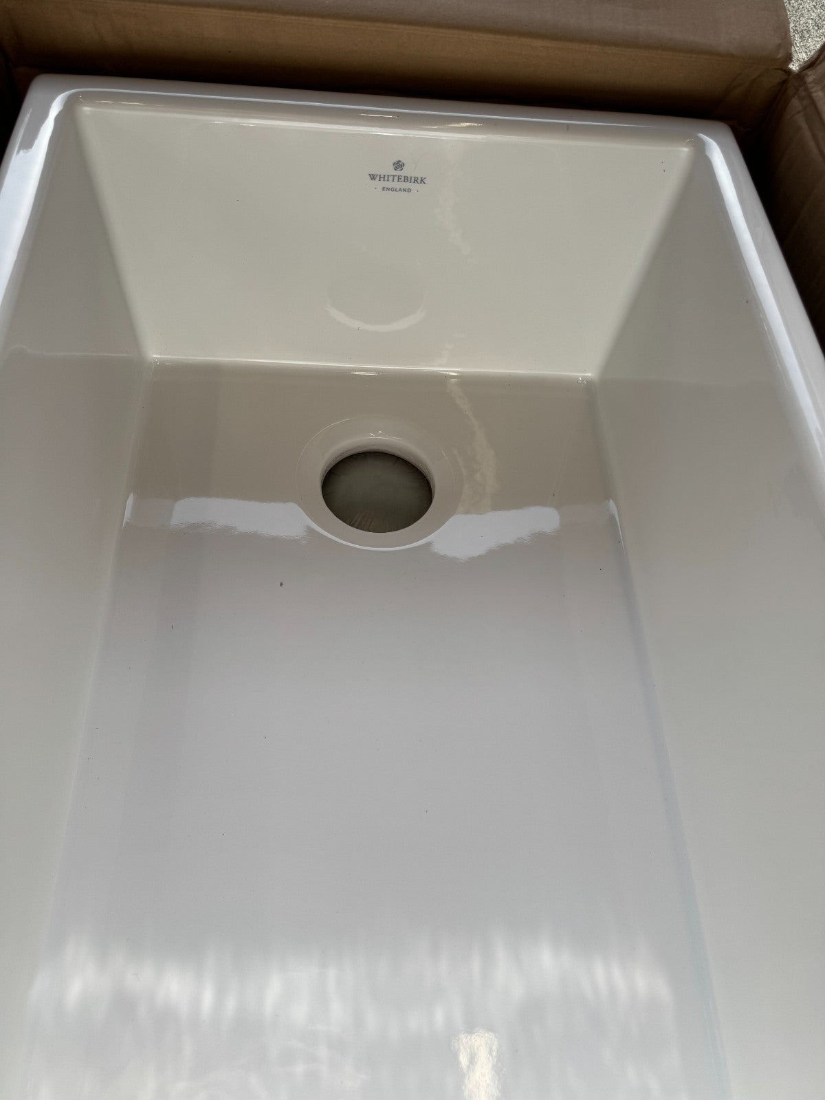 NEW Whitebirk Waddington 36 914m Ceramic White Kitchen Sink Shaws belfast BR4347