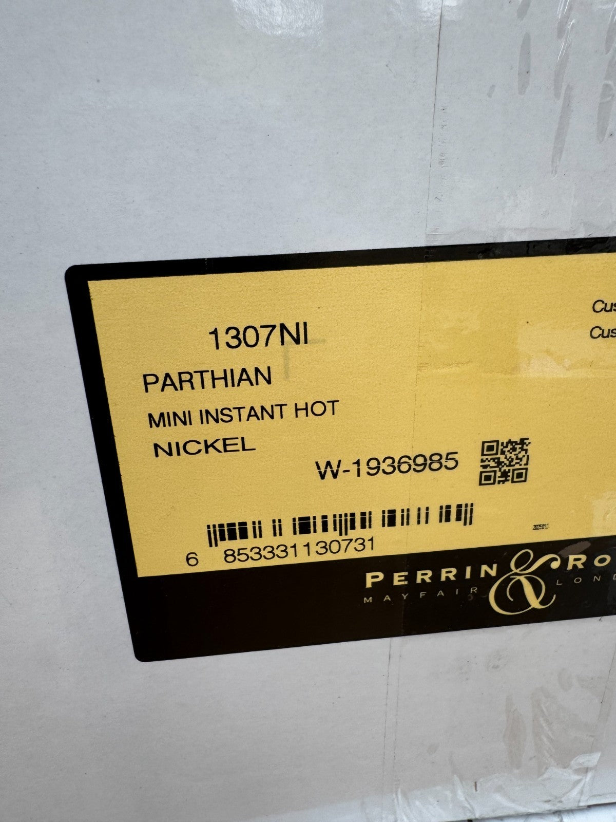 NEW Perrin & Rowe 1307PF Parthian Mini Instant Hot Water Tap PEWTER AX4520