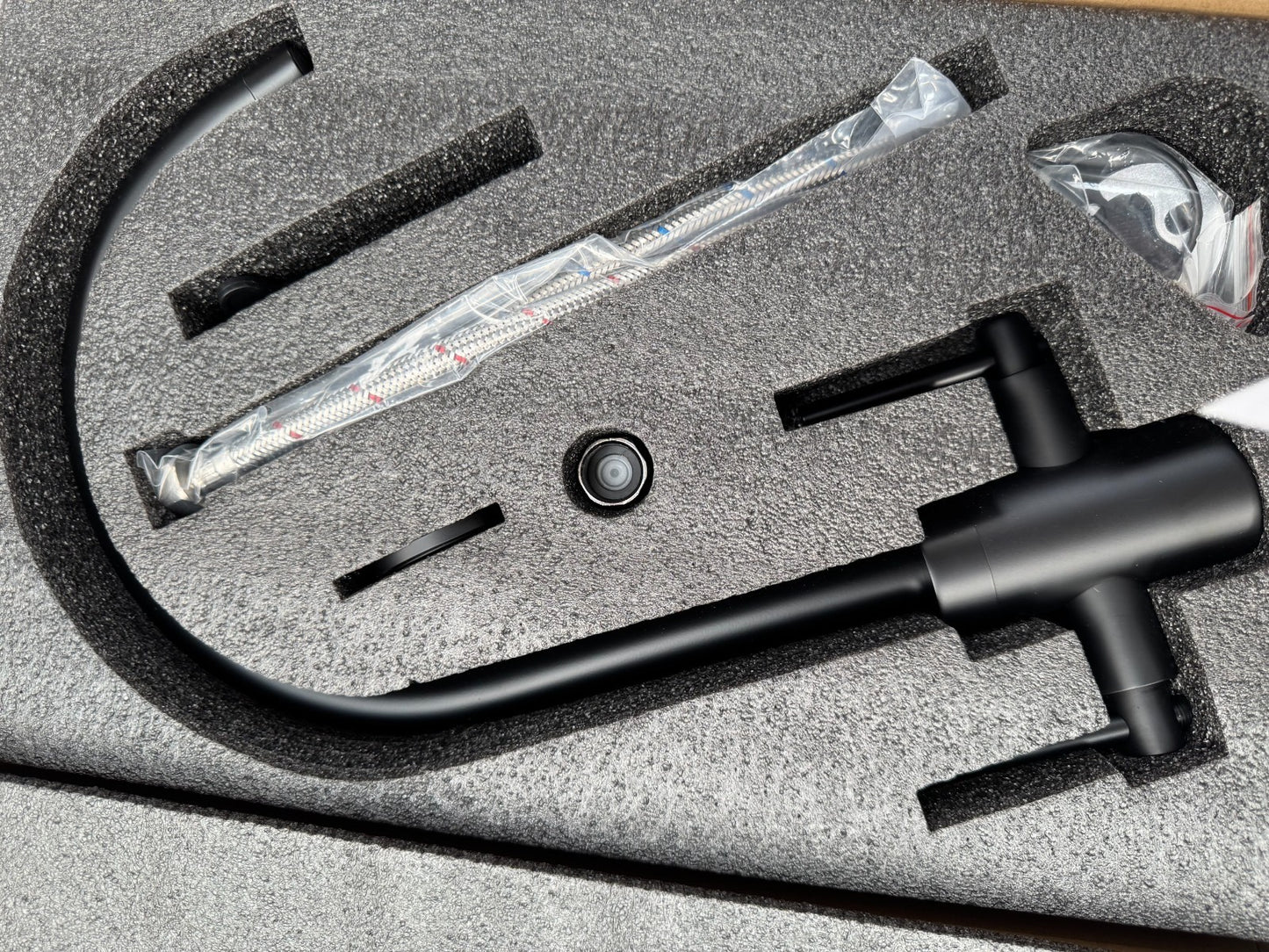 NEW Modern Black Kitchen Mixer tap Victoria plumbing tap factory AX4537