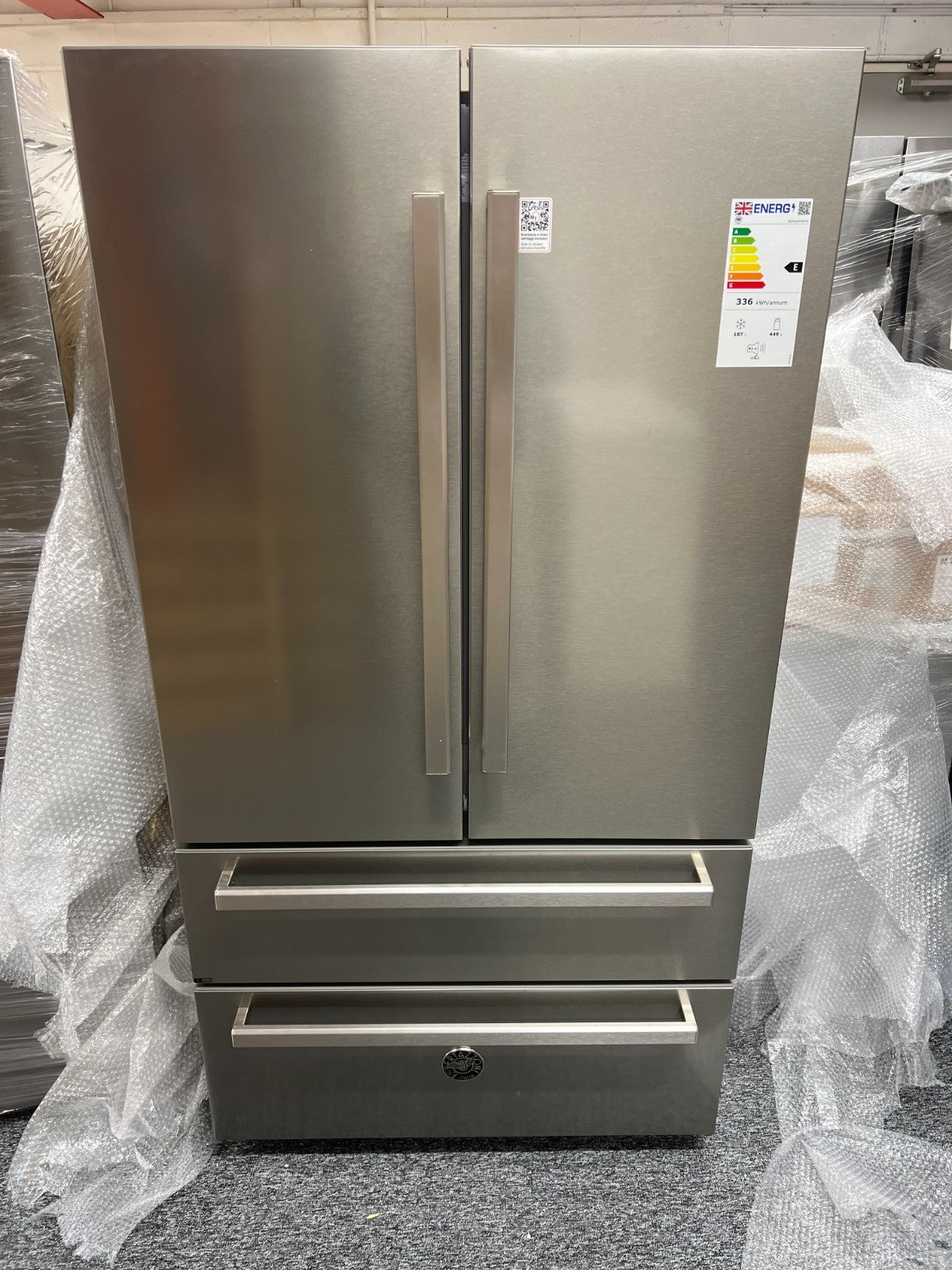 UNUSED Bertazzoni REF904FFNXTC French Door Fridge Freezer BR4014