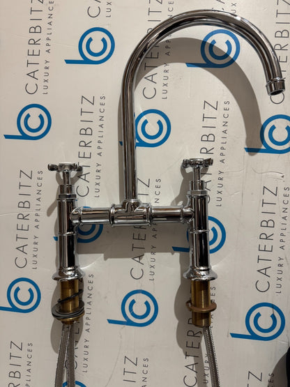 Ex Display Unused Hansgrohe Montreux Bridge Mixer Basin Tap cross handles BR692