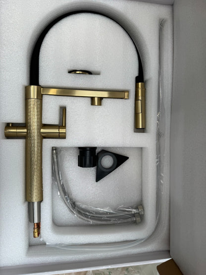 NEW Tap Factory Carysil Quilt Boiling Hot water Tap 4 n 1 twist AX4493 BRASS
