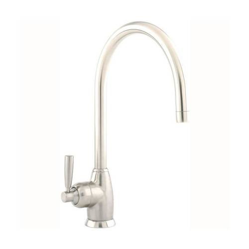 NEW Perrin & Rowe 4841NI Mimas Single Lever Tap with C Spout NICKEL BR4179