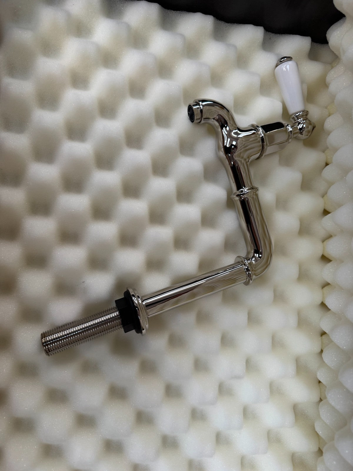 NEW Perrin & Rowe 4330NIWPC Mayan Bibcock COLD Tap Nickel AX4459
