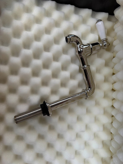 NEW Perrin & Rowe 4330NIWPC Mayan Bibcock COLD Tap Nickel AX4459