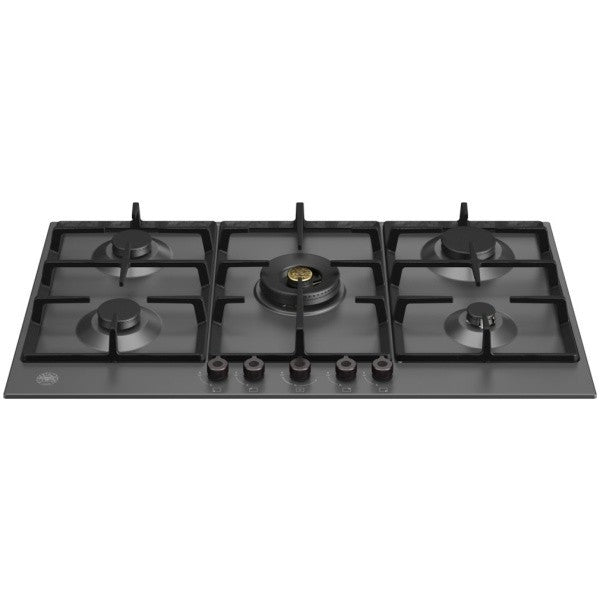 NEW Bertazzoni P905CPRONE 5 burner Gas Hob 90cm Cooktop Matt Black BR4418