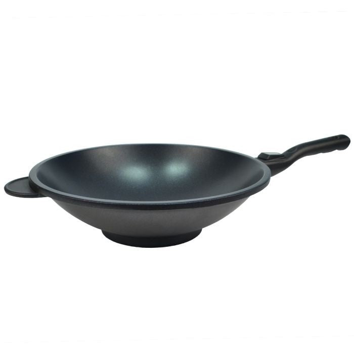 NEW Authentic AGA 30cm Cast Aluminium Wok Pan Cookshop IN STOCK