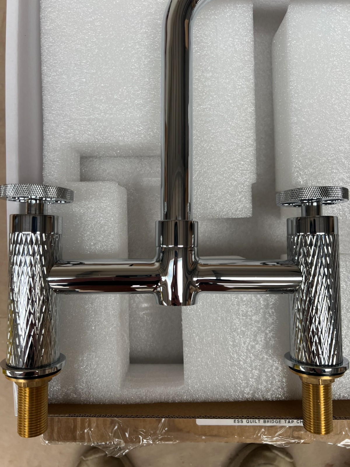 NEW Chrome Quilt bridge Mixer tap Victoria plumbing tap factory AX4608