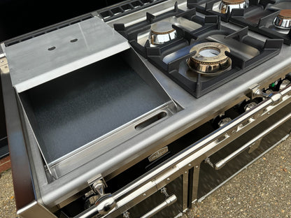 Officine Gullo OG Professional OG128 Range Cooker Oven Black & Chrome La Cornue