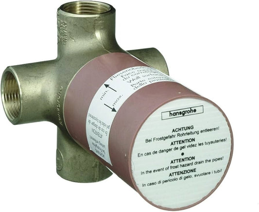 NEW Hansgrohe Quattro Diverter Valve Basic Grundset Set 15930180 BR854
