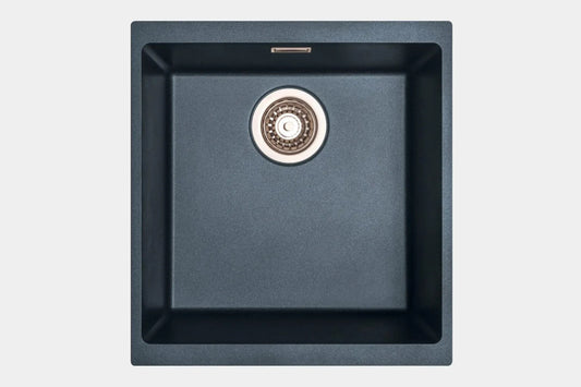 New Gunmetal Grey Single Bowl Composite Kitchen Sink Basin AX4322