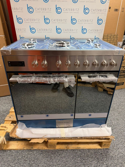 UNUSED Fisher & Paykel OR90L7DBGFX2 90cm Dual Fuel Range Cooker  Oven BR4685