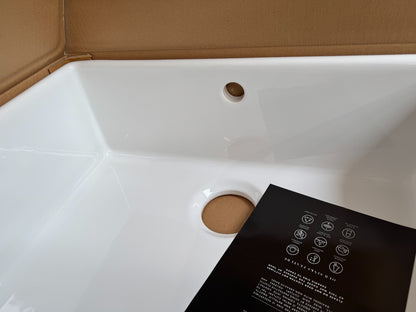 NEW Bower White Ceramic Belfast Sink  595 x 450 x 220mm Fireclay AX4315