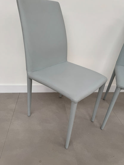 2 x Bonaldo Rest Filly Chairs seats Pale Sky Blue AX015