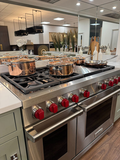 NEW Ruffoni Con Classe 9 piece Cookware Copper Pan Pot Set induction Gas AX