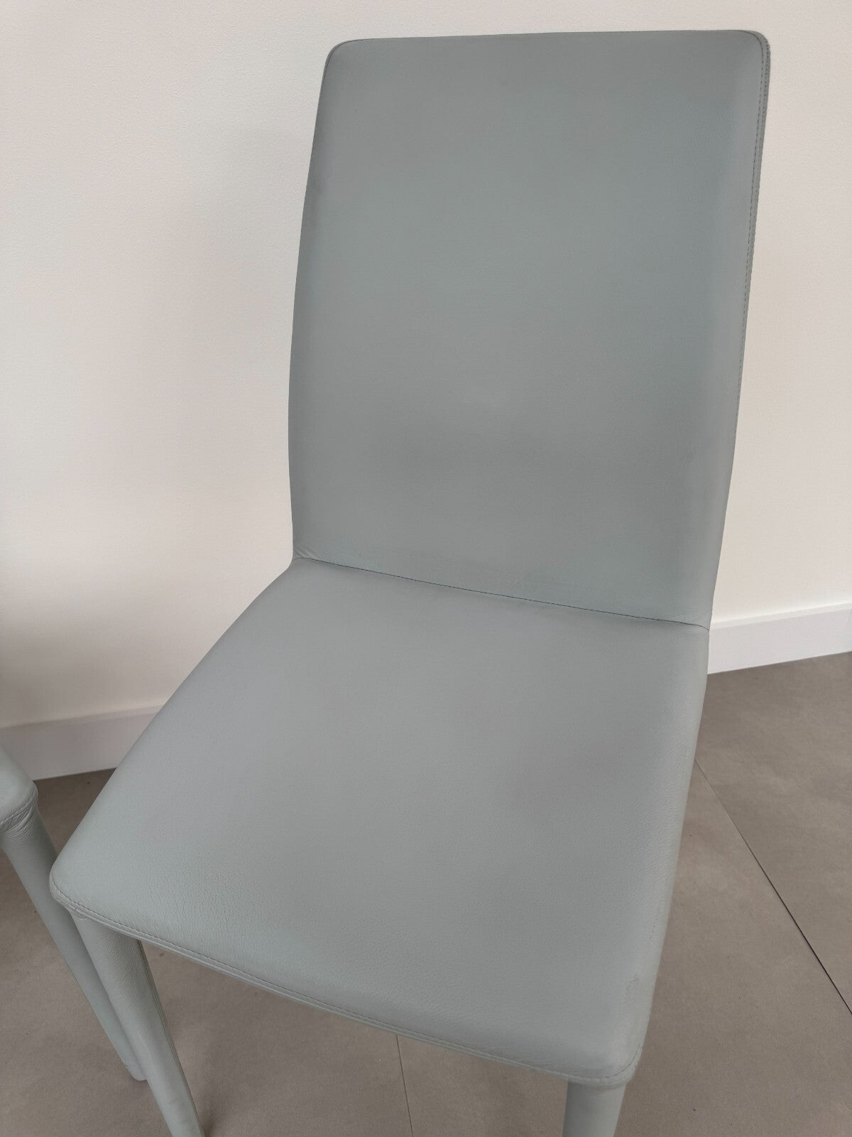 2 x Bonaldo Rest Filly Chairs seats Pale Sky Blue AX015