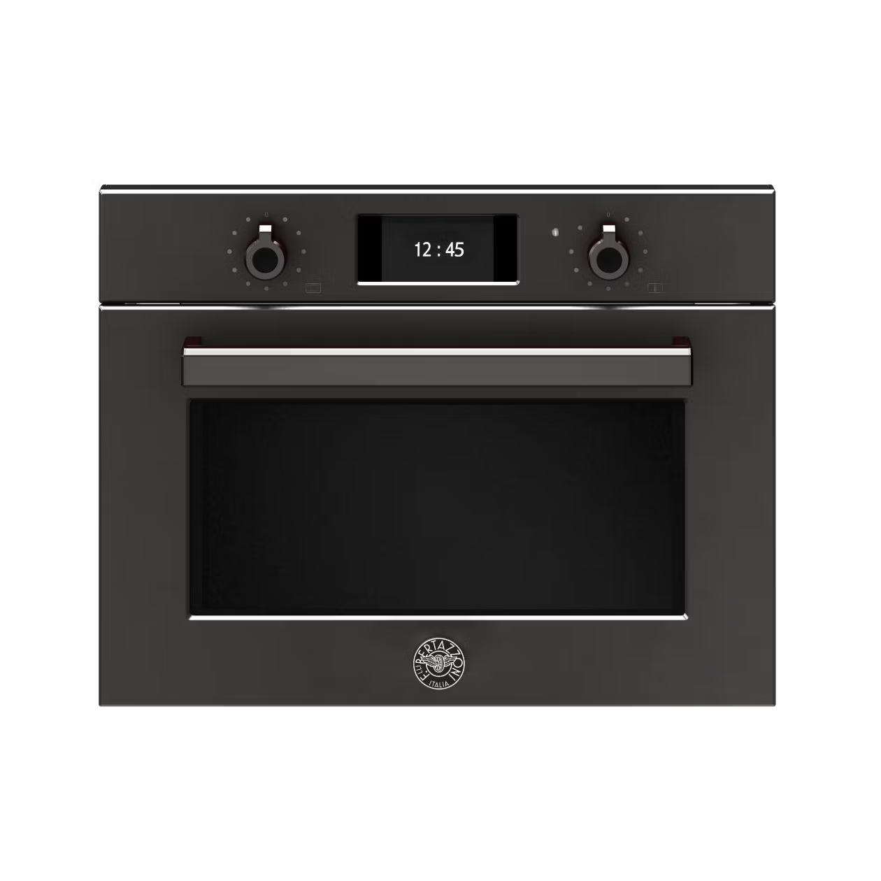 NEW Bertazzoni F457PROVTN 45cm Pro Built In Steam Combi Oven Carbonio BR4411