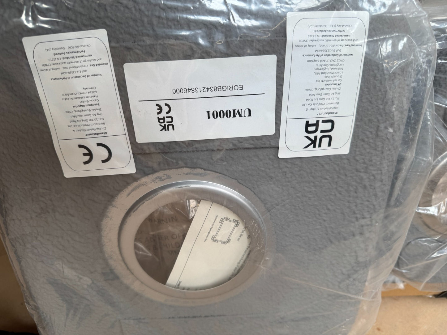 NEW Stainless Steel 1.5 undermount kitchen Sink Victoria Plumbing 595×460 AX4320
