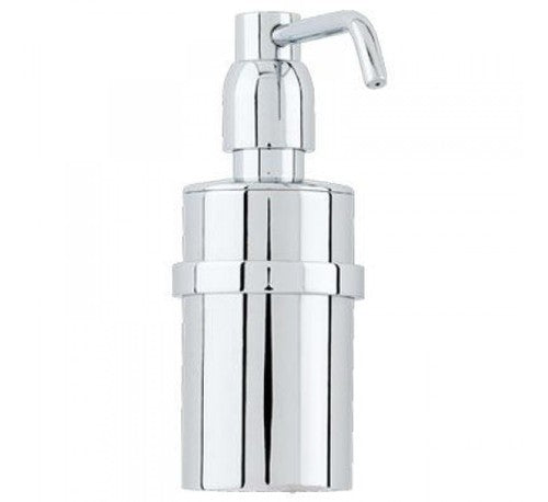 New Perrin & Rowe 6473NI contemporary Wall mounted soap dispenser Nickel AX4464