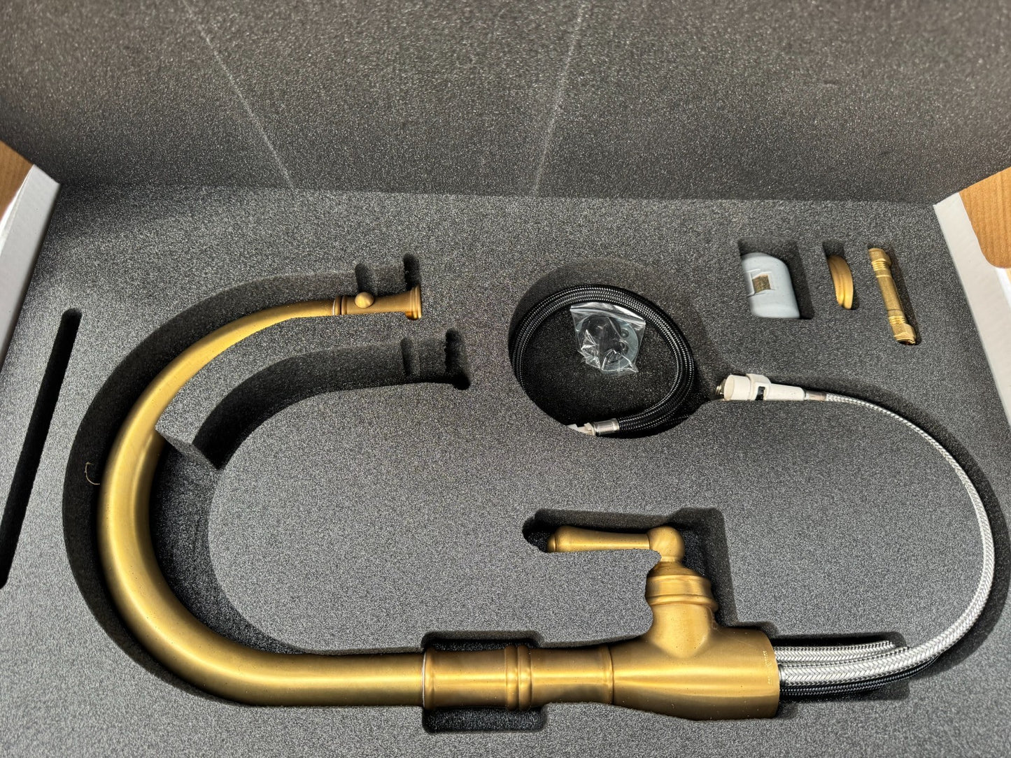 NEW Perrin & Rowe 4744AB Aquitaine Provence Kitchen pull down Tap BRASS  AX4308