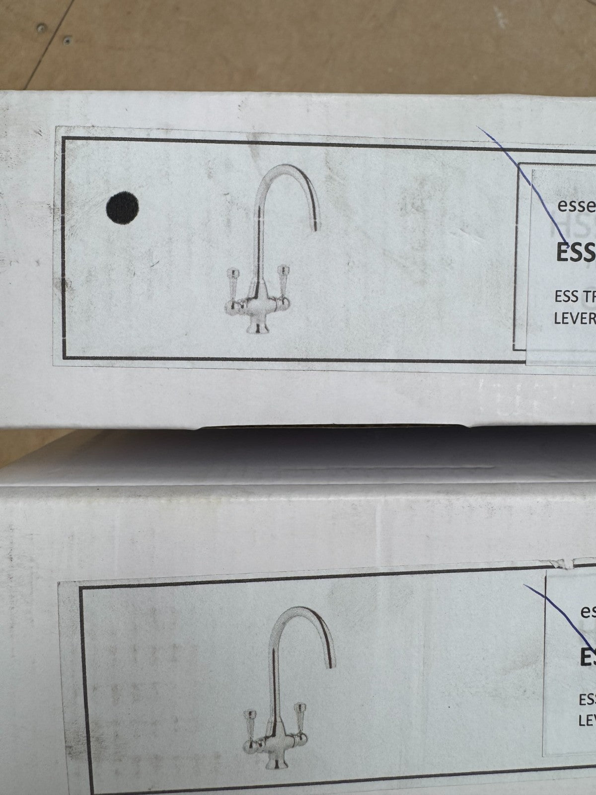 NEW Steel Twin Lever round Mixer Carysil Victoria plumbing tap factory AX4584