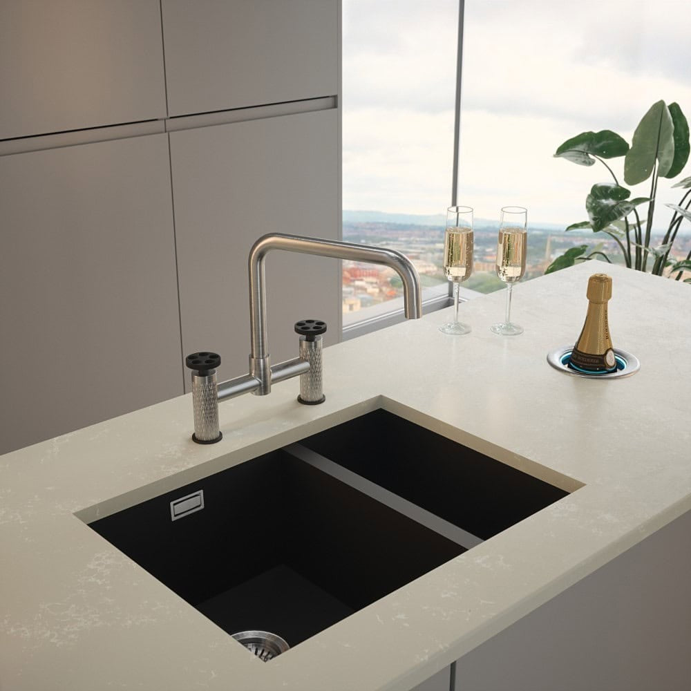 NEW Stainless Quilt bridge Mixer tap Victoria plumbing tap factory AX4611