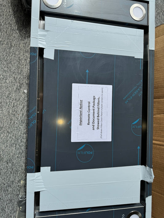 New Westin Stratus 900 x 440 built in Ceiling Extractor Hood integrated applianc