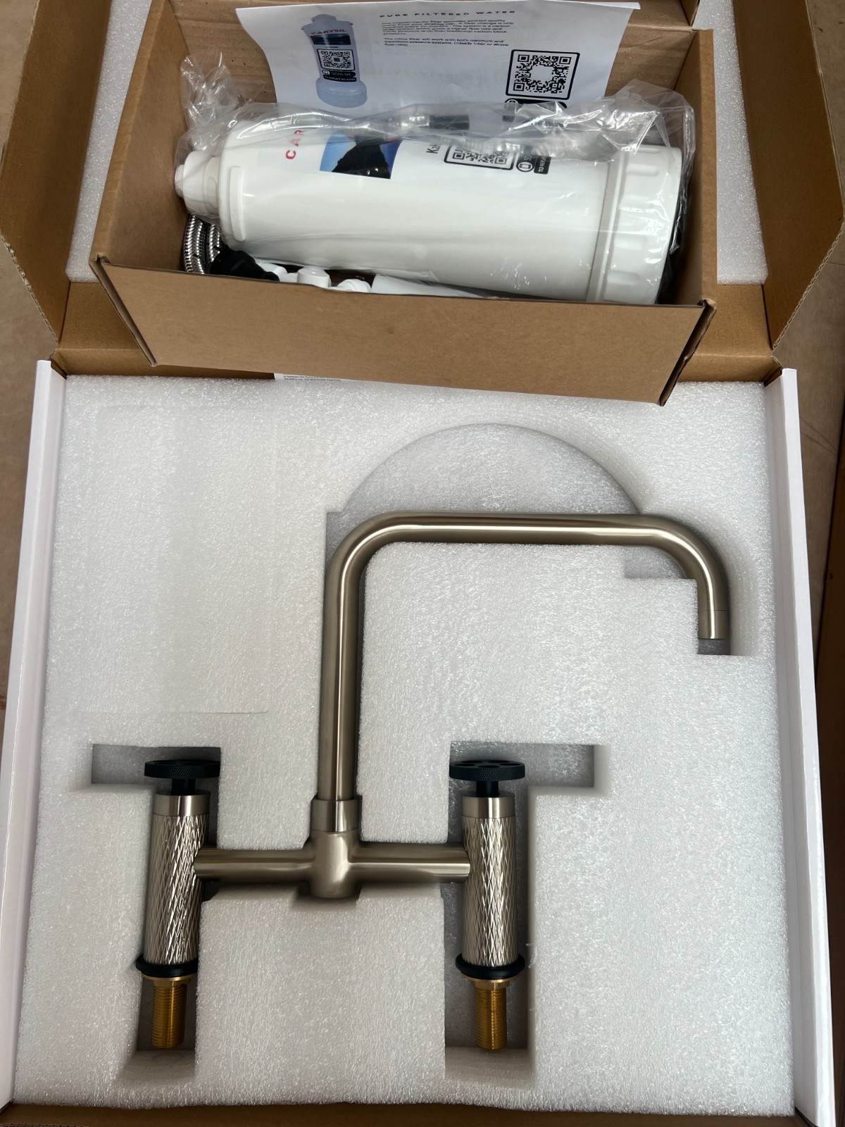 NEW Stainless Quilt bridge Mixer tap Victoria plumbing tap factory AX4611