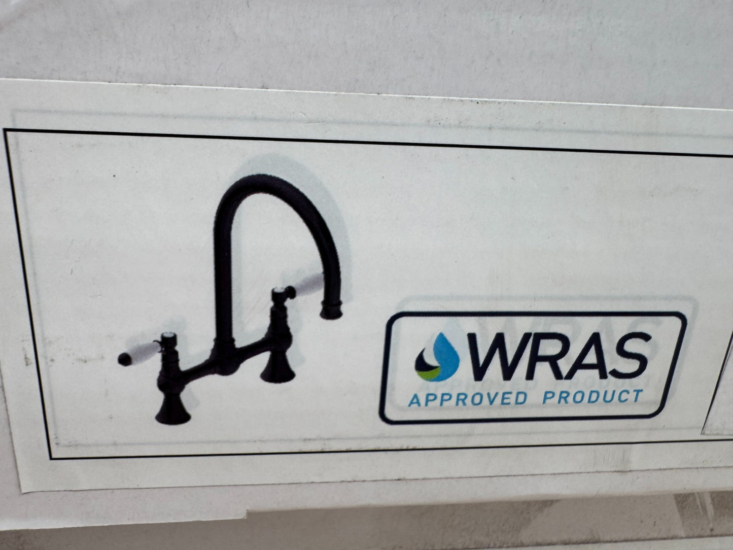NEW Traditional Bridge Mixer tap Victoria plumbing tap factory BLACK AX4545