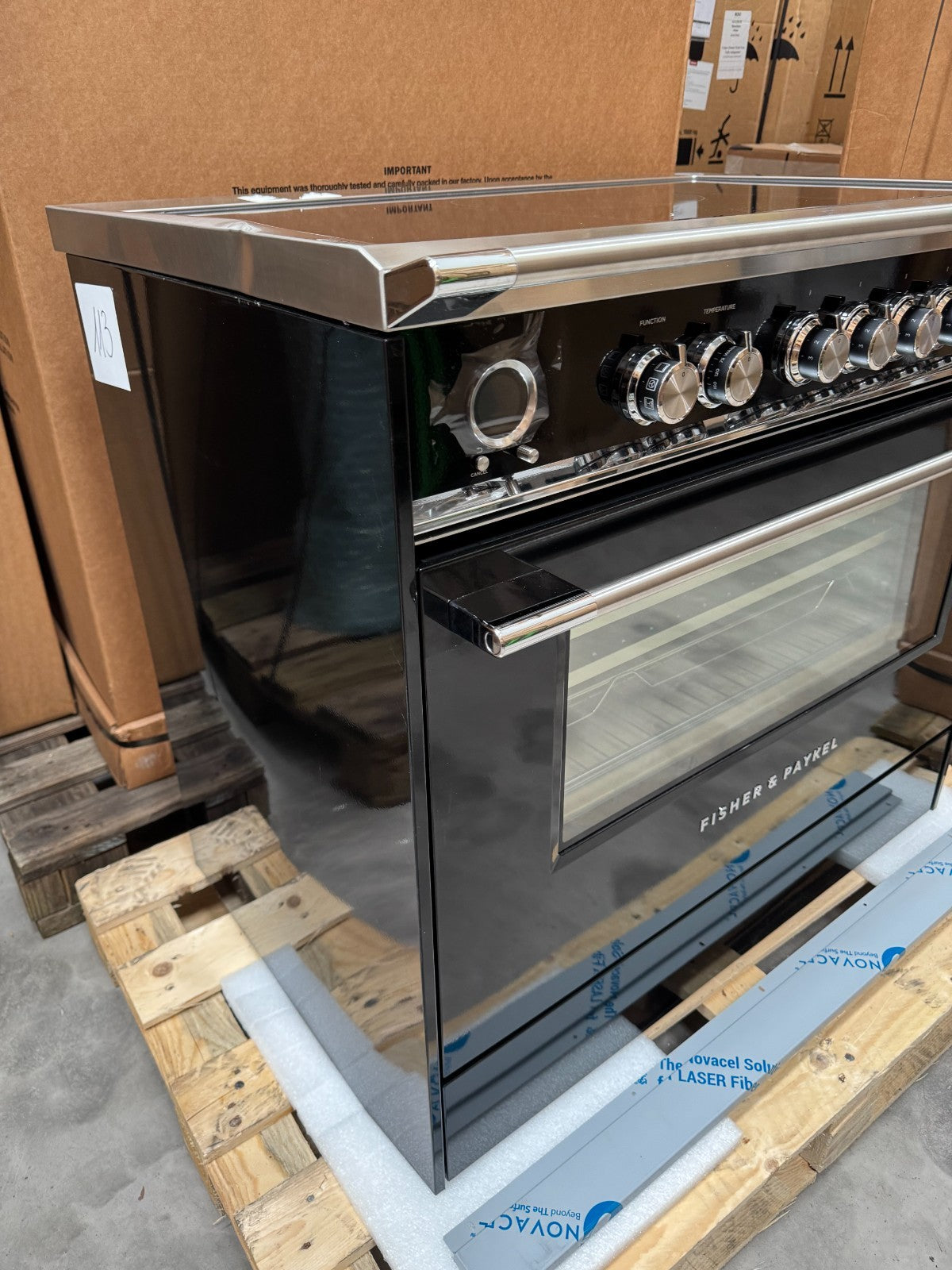 NEW Fisher & Paykel OR90SCI6B1 Induction Range Cooker oven Black GRADED BR4636