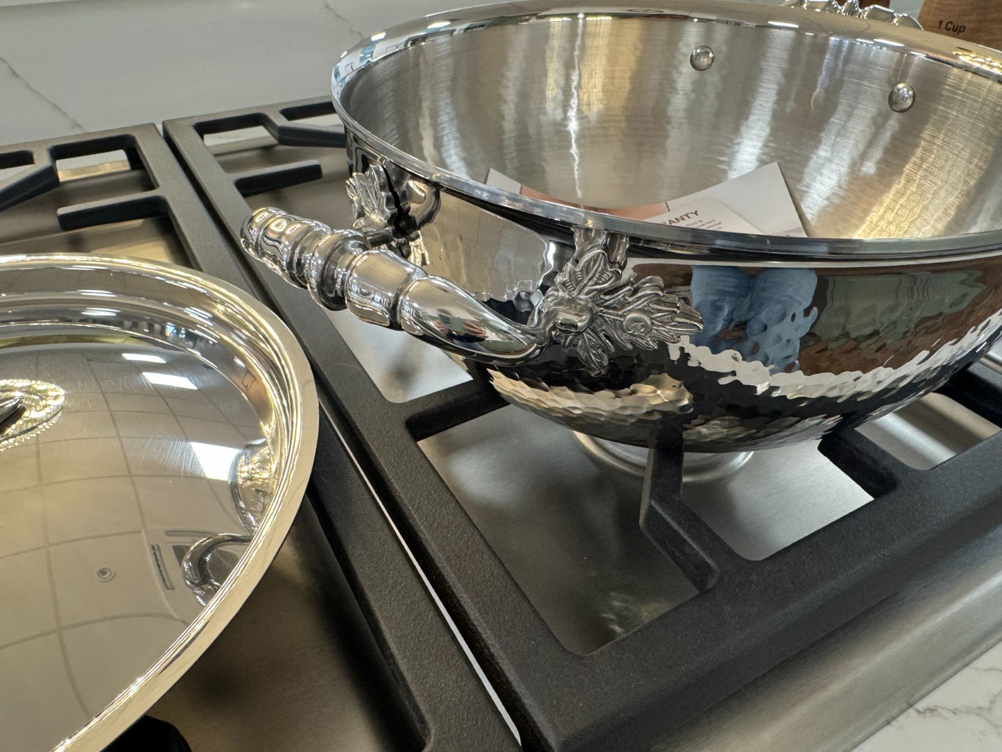NEW Ruffoni 99166 Opus Prima Chef Pot Pan With Lid 24Cm Stainless Mauviel BR4216