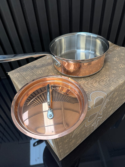 NEW Ruffoni Con Classe 22cm Covered Saucepan Pot Cookware Copper AX