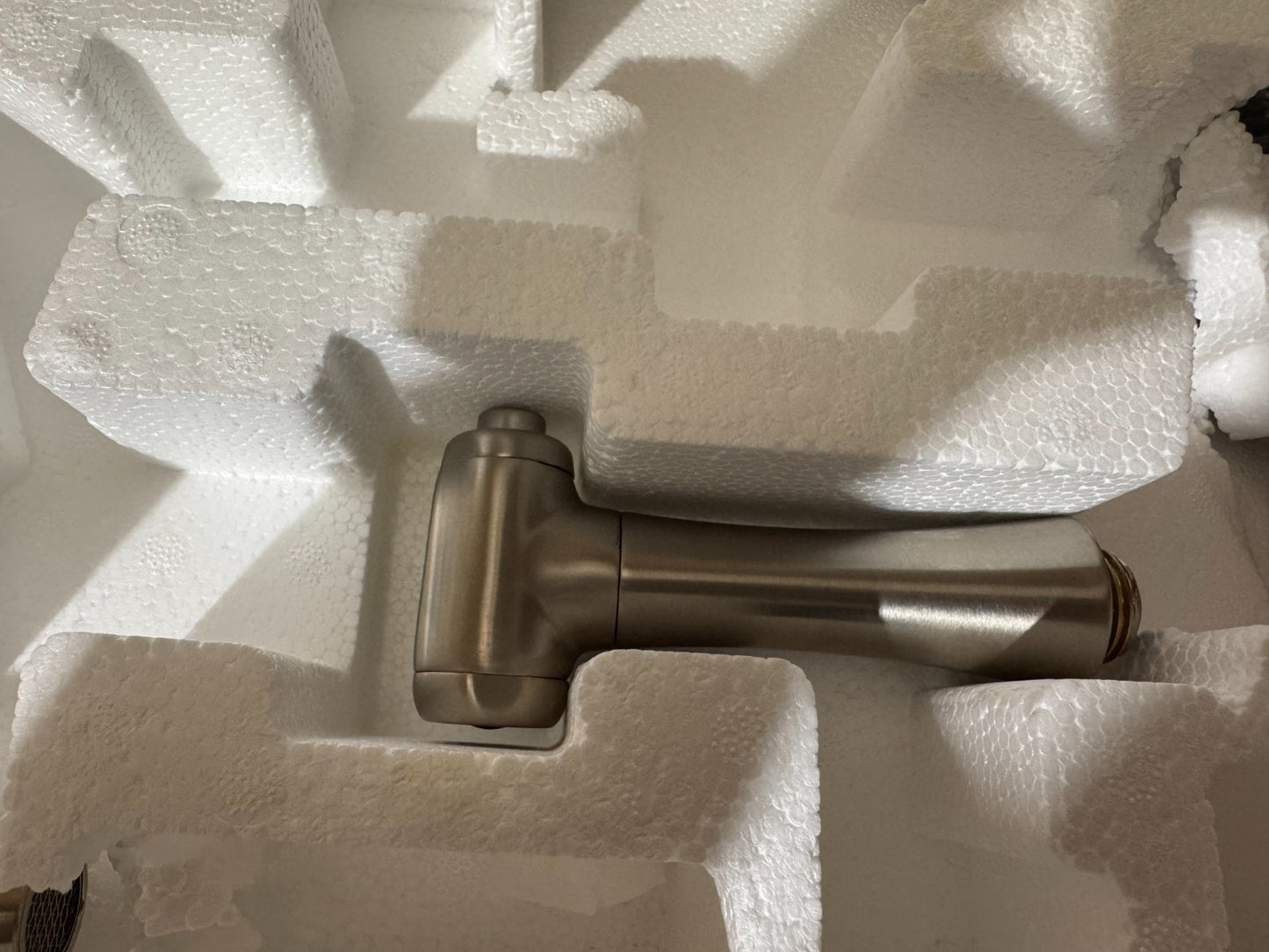 NEW Perrin & Rowe 4846PF Mimas Kitchen Tap Lever Handle & Rinser PEWTER BR4182