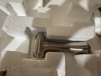 NEW Perrin & Rowe 4846PF Mimas Kitchen Tap Lever Handle & Rinser PEWTER BR4182