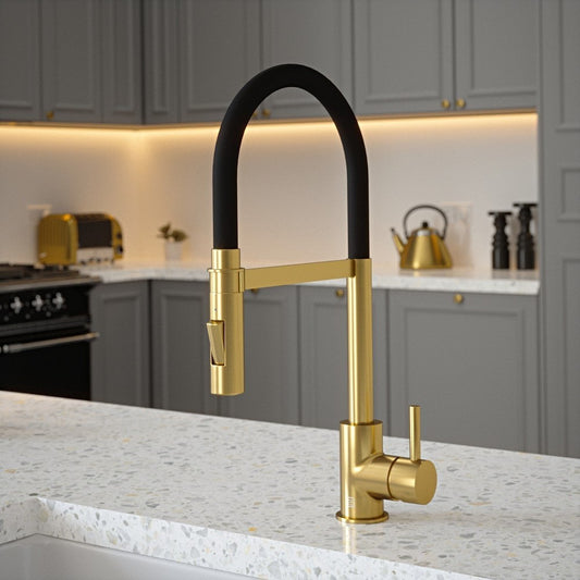 NEW Black BRASS Spray Hose Mixer tap Victoria plumbing tap factory AX4553