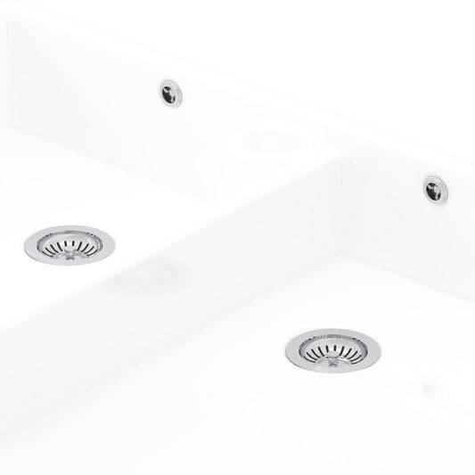NEW Perrin & Rowe 6475PF DOUBLE Bowl sink Waste & overflow PEWTER Kit AX4329