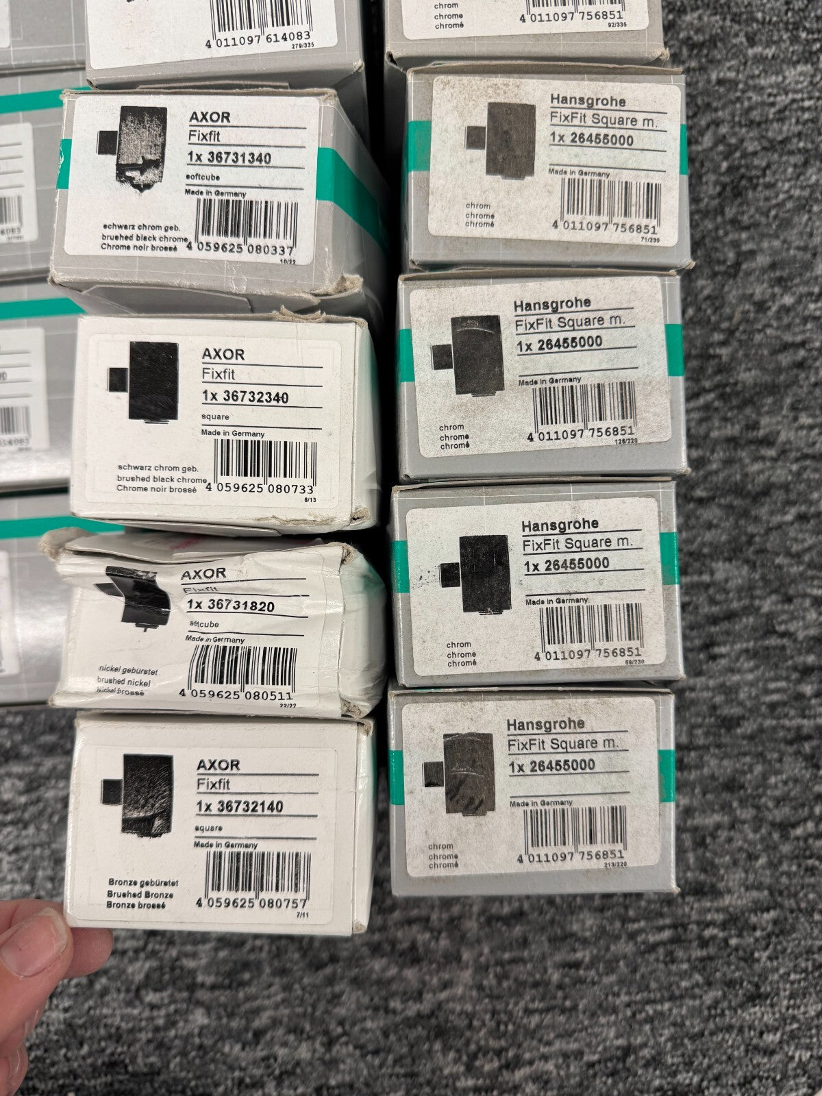 NEW JOBLOT Hansgrohe AXOR Fixfit 26455000 27414000 36732340  BR866