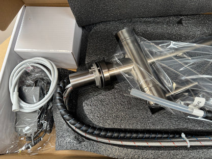 NEW Tap Factory Carysil Milla Boiling Hot water Tap 3 n 1 twist AX4485  BR Steel