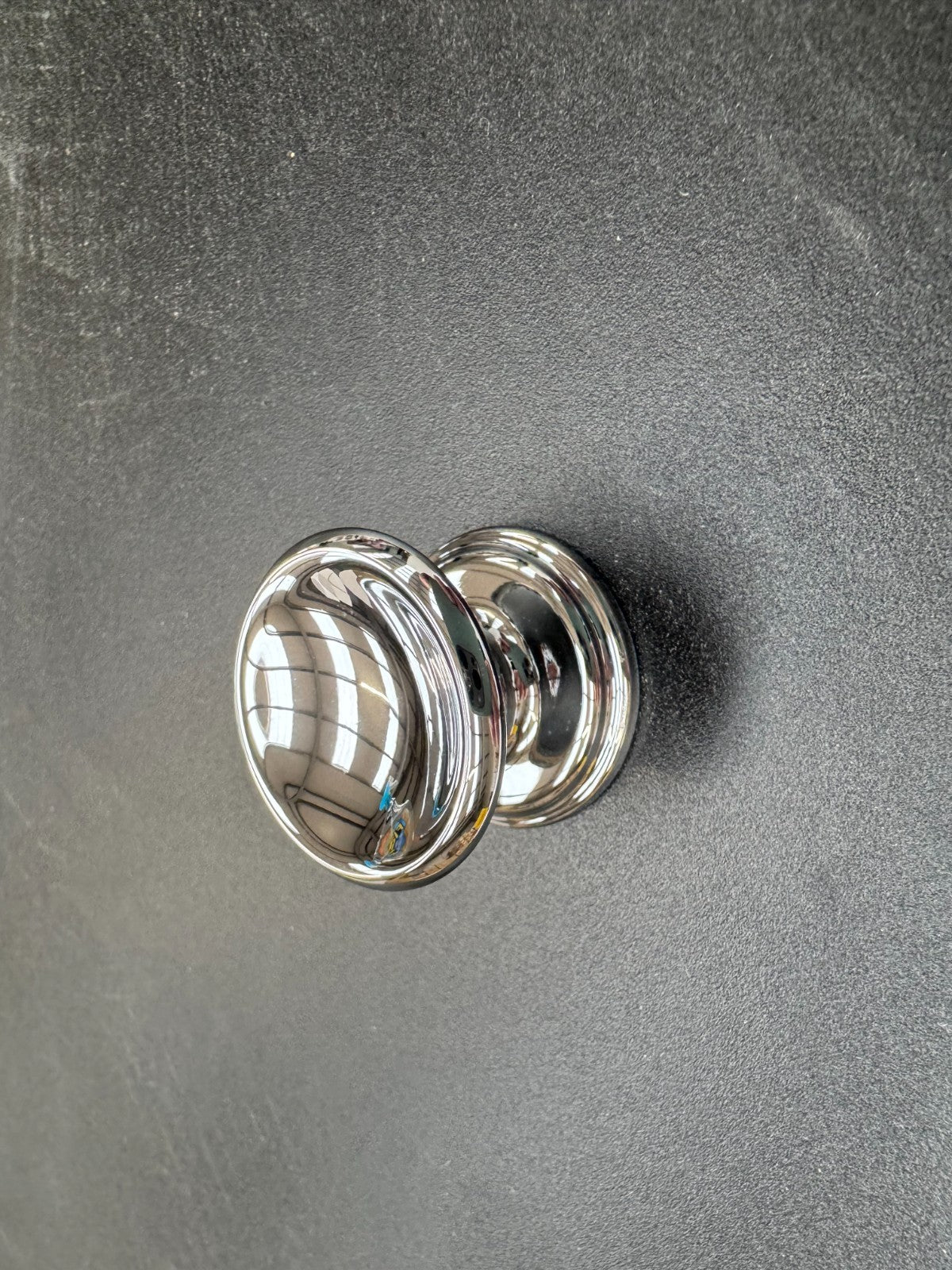 NEW Perrin & Rowe 6090 CP Chrome Large Concave Drawer Handle Knob AX4467