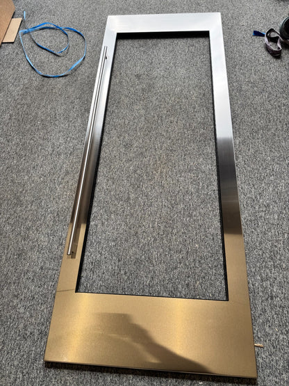 Sub-Zero Wine Cooler Fridge Panel Stainless Steel Front 7025392 marked BR4644