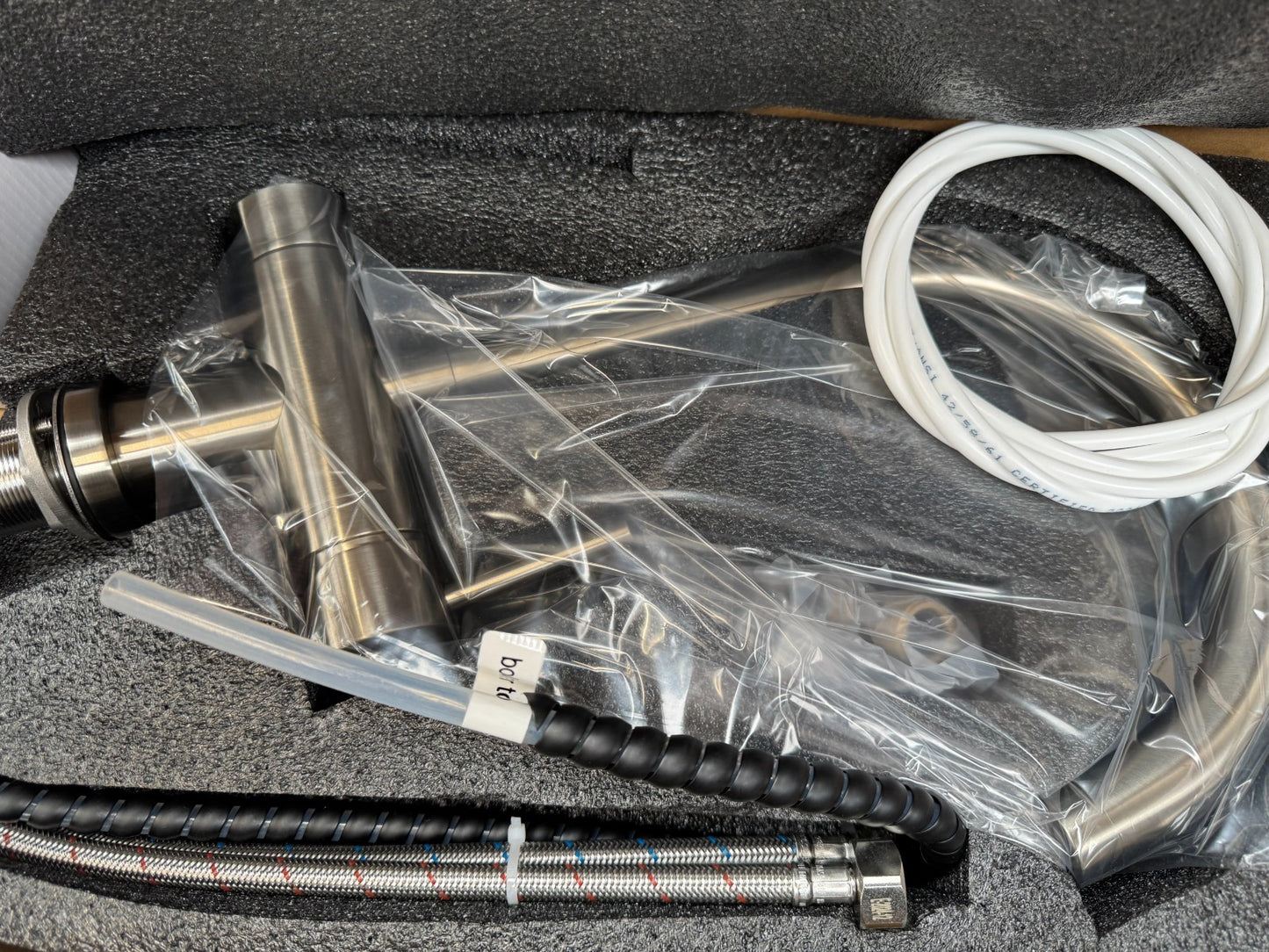 NEW Tap Factory Carysil Milla Boiling Hot water Tap 3 n 1 twist AX4485  BR Steel
