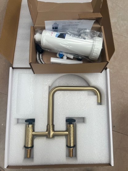 NEW Brass Black Quilt bridge Mixer tap Victoria plumbing tap factory AX4605
