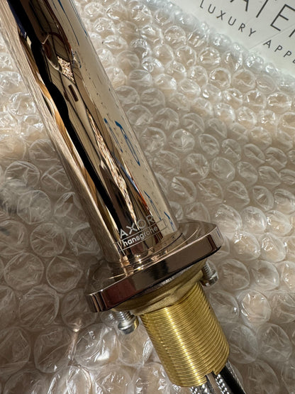 New AXOR Hansgrohe 36101300 Citterio E Basin Tap & Waste Red Gold BR968