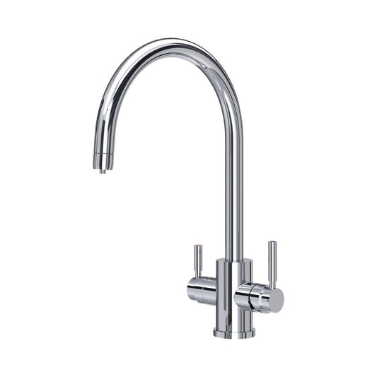 NEW Perrin & Rowe 1912CP Phoenix Juliet 3 in 1 Hot Water Tap CHROME AX4518